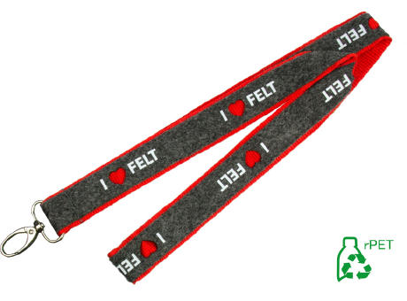 Lanyards mit Filzbandbesatz