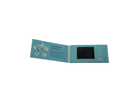 Video Broschüre Mini 2.4 Z Soft Cover TFT 2.4 Zoll Weiß
