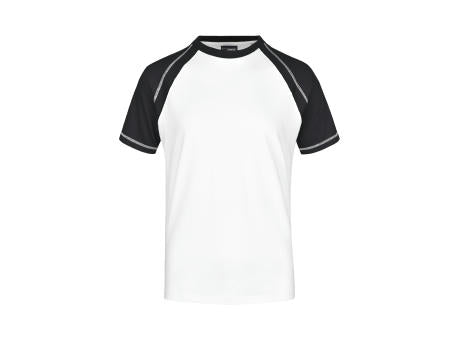 Men's Raglan-T - T-Shirt in sportlicher, zweifarbiger Optik