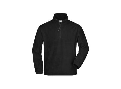 Half-Zip Fleece - Sweatshirt in schwerer Fleece-Qualität