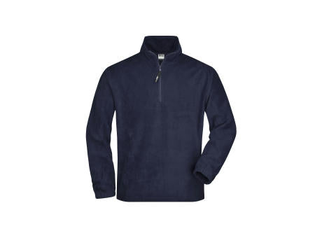 Half-Zip Fleece - Sweatshirt in schwerer Fleece-Qualität