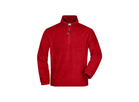 Half-Zip Fleece - Sweatshirt in schwerer Fleece-Qualität