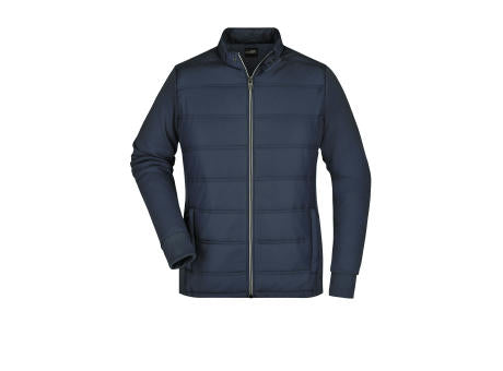 Ladies' Hybrid Sweat Jacket - Modische Sweatjacke in attraktivem Materialmix