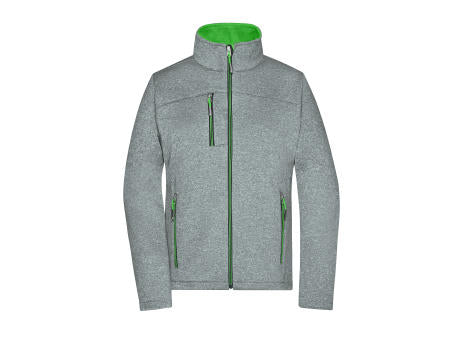 Ladies' Softshell Jacket - Softshelljacke in Melange-Optik