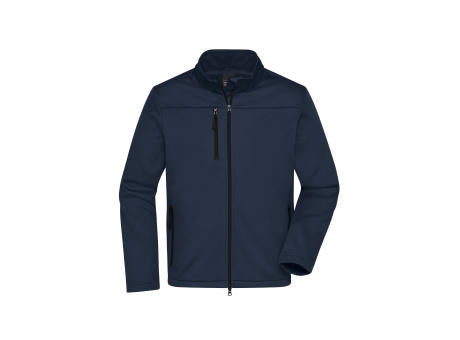 Men's Softshell Jacket GRS - Klassische Softshelljacke im sportlichen Design aus recyceltem Polyester