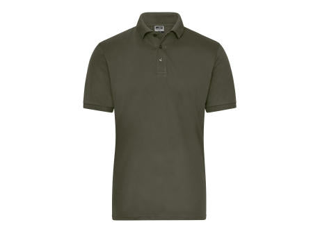 Men's ORGANIC Stretch-Polo Work - SOLID - OCS Blended - Polo aus weichem Elastic-Piqué