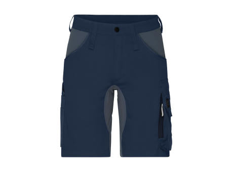 Workwear Stretch-Bermuda Slim Line GRS - Spezialisierte kurze Arbeitshose in schmaler Schnittführung mit elastischen Einsätzen und funktionellen Details
