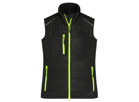 Ladies' Hybrid Vest GRS - Softshellweste im attraktiven Materialmix