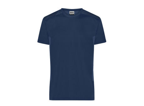 Men's Workwear T-Shirt - STRONG - GRS & OCS Blended - Strapazierfähiges und pflegeleichtes T-Shirt mit Kontrasteinsätzen