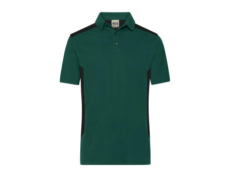 Men's Workwear Polo - STRONG - GRS & OCS Blended - Strapazierfähiges und pflegeleichtes Polo mit Kontrasteinsätzen