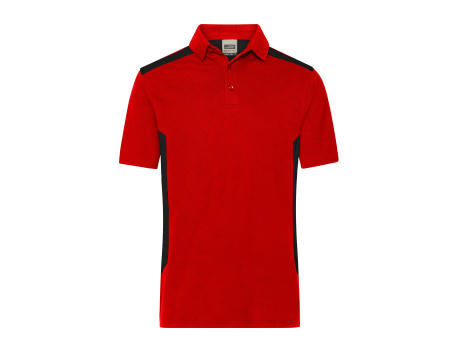 Men's Workwear Polo - STRONG - GRS & OCS Blended - Strapazierfähiges und pflegeleichtes Polo mit Kontrasteinsätzen