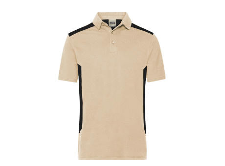 Men's Workwear Polo - STRONG - GRS & OCS Blended - Strapazierfähiges und pflegeleichtes Polo mit Kontrasteinsätzen