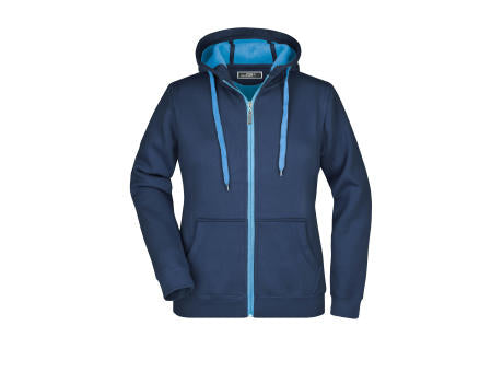 Ladies' Doubleface Jacket - Sportive Jacke mit Kapuze