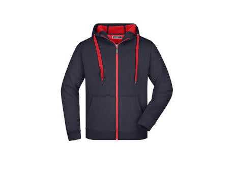 Men's Doubleface Jacket - Sportive Jacke mit Kapuze