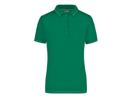 Ladies' Elastic Polo - Hochwertiges Poloshirt mit Kontraststreifen