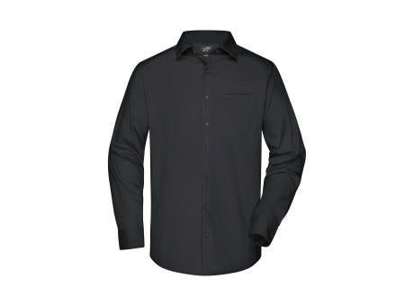 Men's Business Shirt Long-Sleeved - Klassisches Shirt aus strapazierfähigem Mischgewebe