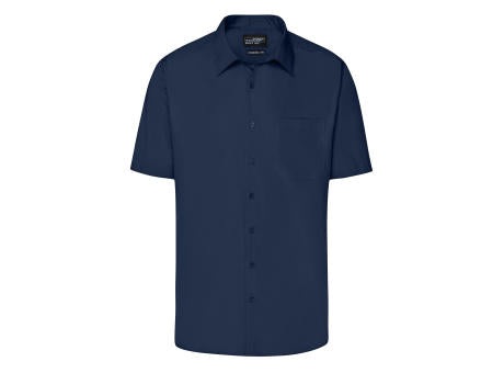 Men's Business Shirt Short-Sleeved - Klassisches Shirt aus strapazierfähigem Mischgewebe