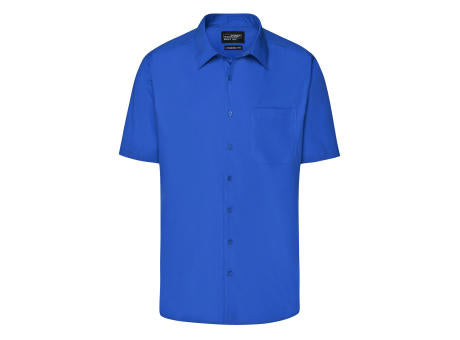 Men's Business Shirt Short-Sleeved - Klassisches Shirt aus strapazierfähigem Mischgewebe