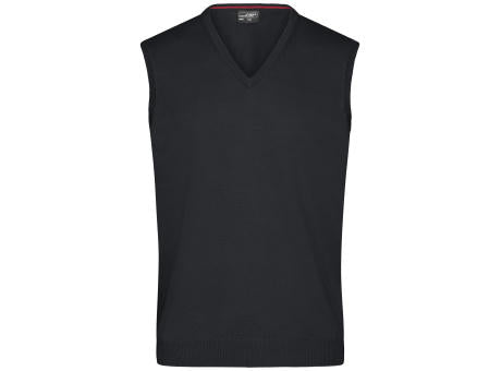 Men's V-Neck Pullunder - Klassischer Baumwoll-Pullunder