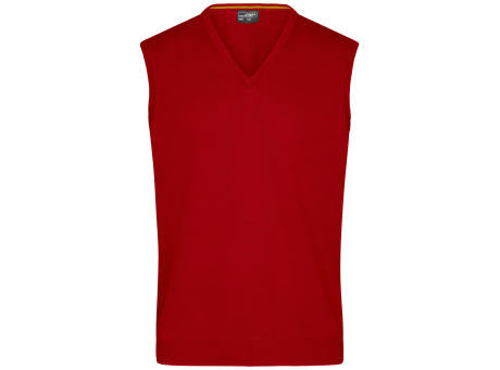 Men's V-Neck Pullunder - Klassischer Baumwoll-Pullunder