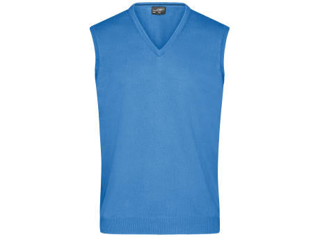 Men's V-Neck Pullunder - Klassischer Baumwoll-Pullunder