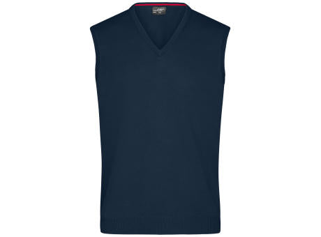 Men's V-Neck Pullunder - Klassischer Baumwoll-Pullunder
