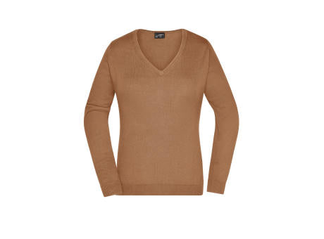 Ladies' V-Neck Pullover - Klassischer Baumwoll-Pullover