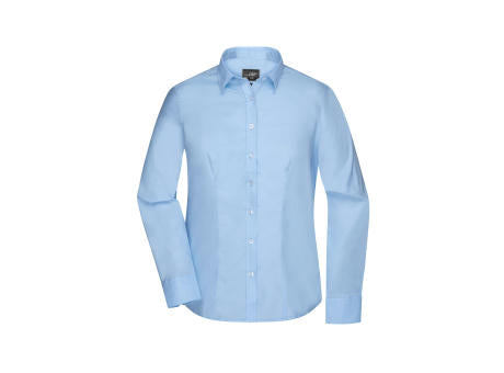 Ladies' Shirt Long-Sleeved Micro-Twill - Klassisches Shirt in pflegeleichter Baumwollqualität