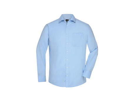 Men's Shirt Long-Sleeved Micro-Twill - Klassisches Shirt in pflegeleichter Baumwollqualität