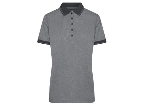 Ladies' Heather Polo - Melange Polo mit modischen Details