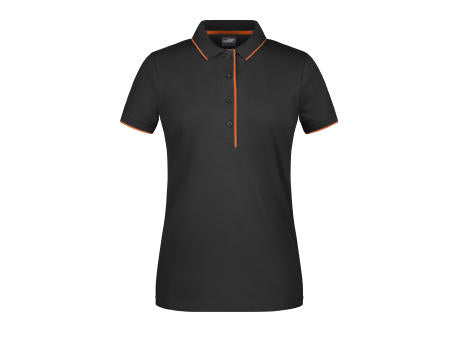 Ladies' Polo Stripe - Klassisches Polo mit Kontraststreifen