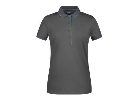 Ladies' Polo Stripe - Klassisches Polo mit Kontraststreifen