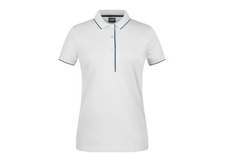 Ladies' Polo Stripe - Klassisches Polo mit Kontraststreifen