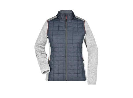 Ladies' Knitted Hybrid Jacket - Strickfleecejacke im stylischen Materialmix