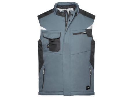 Craftsmen Softshell Vest - STRONG - - Professionelle Softshellweste mit warmem Innenfutter