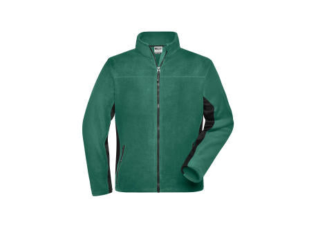 Men's Workwear Fleece Jacket - STRONG - - Strapazierfähige Fleecejacke im Materialmix