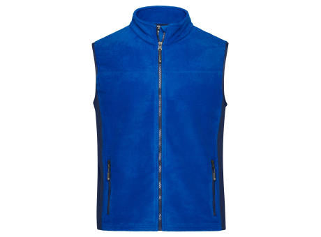 Workwear Fleece Vest - STRONG - - Strapazierfähige Fleeceweste im Materialmix