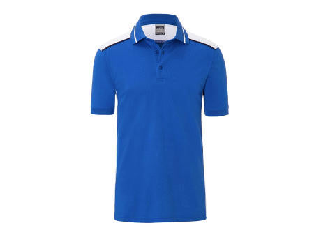 Men's Workwear Polo - COLOR - - Pflegeleichtes und strapazierfähiges Polo mit Kontrasteinsätzen