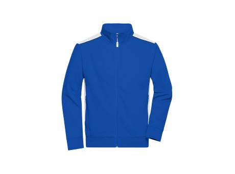 Workwear Sweat Jacket - COLOR - - Sweatjacke mit Stehkragen und Kontrasteinsätzen