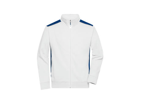 Workwear Sweat Jacket - COLOR - - Sweatjacke mit Stehkragen und Kontrasteinsätzen