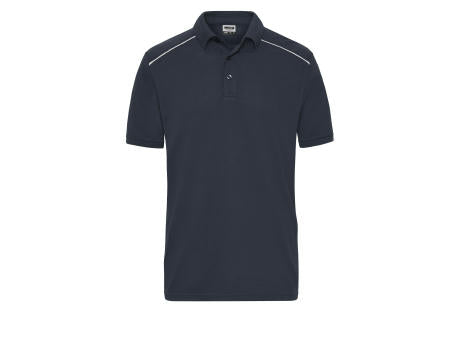 Men's Workwear Polo - SOLID - OCS Blended - Strapazierfähiges und pflegeleichtes Polo mit Kontrastpaspel