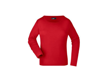Ladies' Shirt Long-Sleeved Medium - Langarm T-Shirt aus Single Jersey