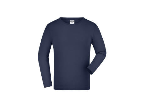 Junior Shirt Long-Sleeved Medium - Langarm T-Shirt aus Single Jersey