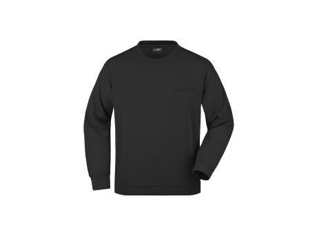 Men's Round Sweat Pocket - Klassisches Sweatshirt mit Brusttasche