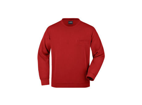 Men's Round Sweat Pocket - Klassisches Sweatshirt mit Brusttasche