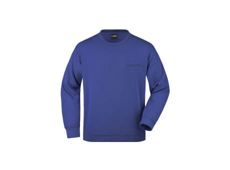 Men's Round Sweat Pocket - Klassisches Sweatshirt mit Brusttasche
