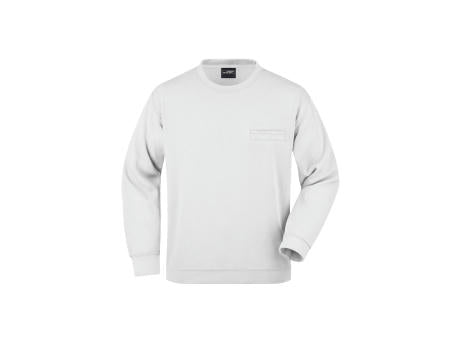Men's Round Sweat Pocket - Klassisches Sweatshirt mit Brusttasche