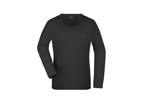 Ladies' Stretch Shirt Long-Sleeved - Langarm-Shirt aus weichem Elastic-Single Jersey