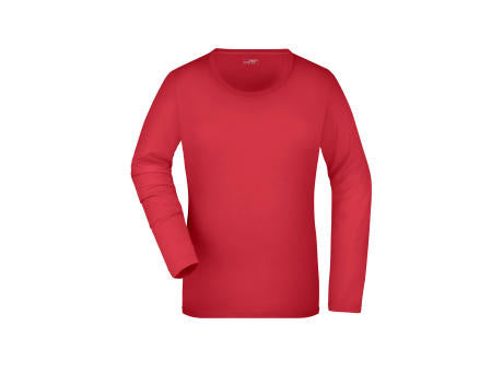 Ladies' Stretch Shirt Long-Sleeved - Langarm-Shirt aus weichem Elastic-Single Jersey