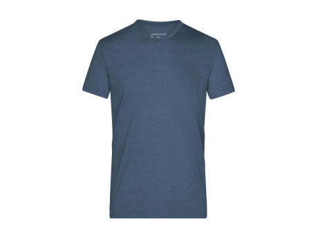 Men's Heather T-Shirt - Modisches T-Shirt mit V-Ausschnitt